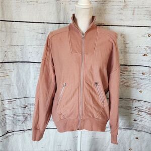 Rag & Bone City Organic Cotton Zip Jacket Size XS